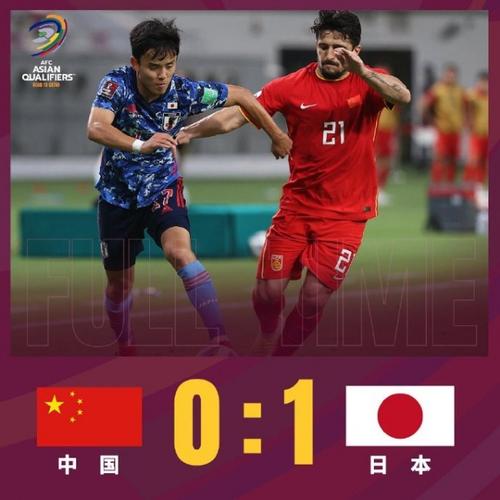 世预赛日本2-0中国