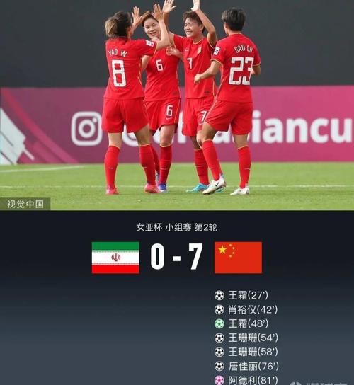 中国女足vs伊朗女足直播