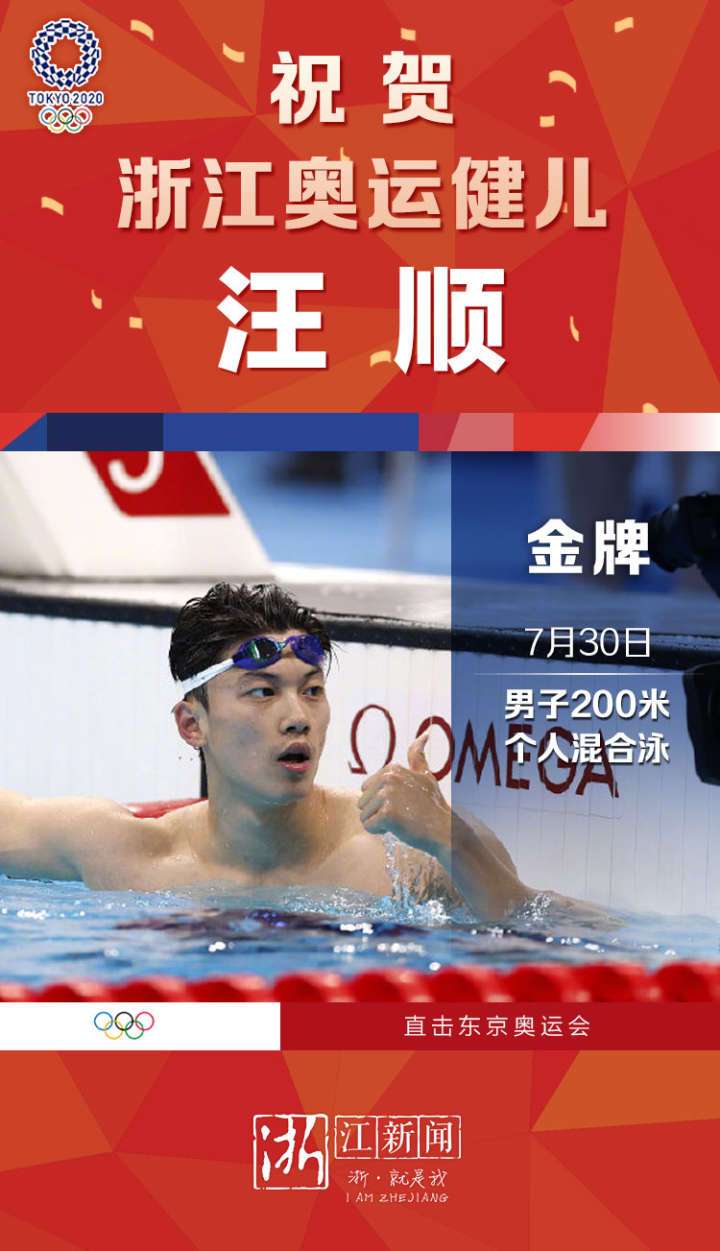汪顺夺得200米混合泳冠军视频回播